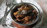 How to make Andhra Brinjal Pachadi - Spicy and bursting with wonderful flavors, this brinjal preparation from Andhra is irresistible